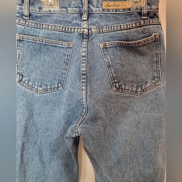 Bill Blass Vintage 90's Super High-Rise Tapered Leg Easy Fit Mom Jeans - Size 8 - Picture 3 of 9